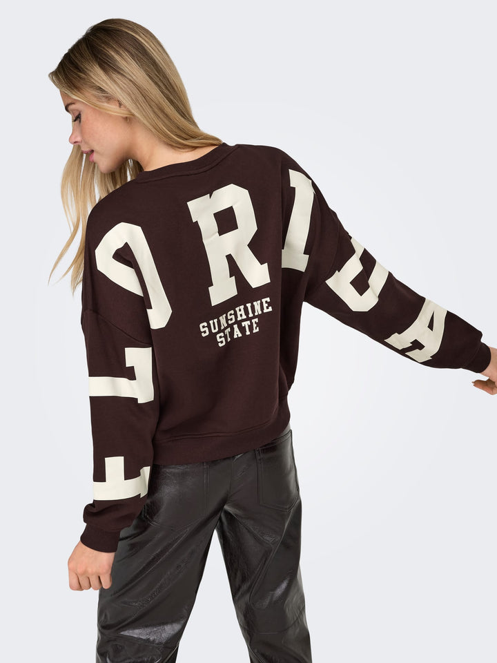 Only 15356793 Sweat bordeaux – dames sweater