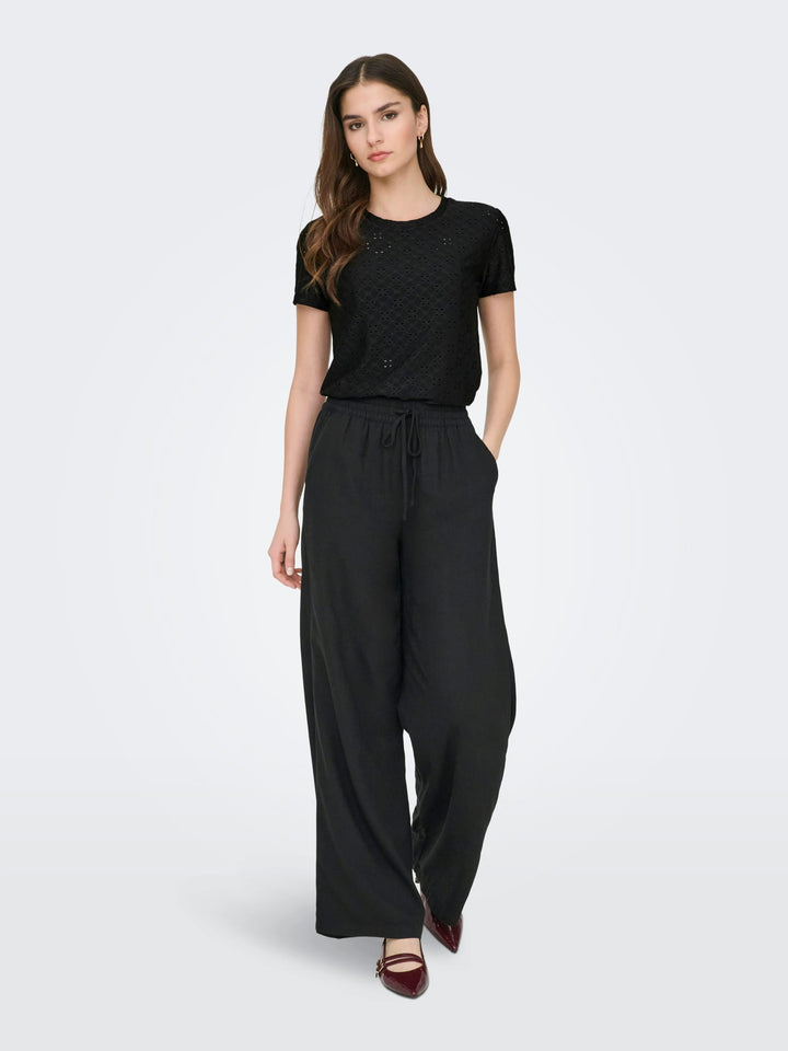 Jacqueline de Yong Cathinka top zwart – dames