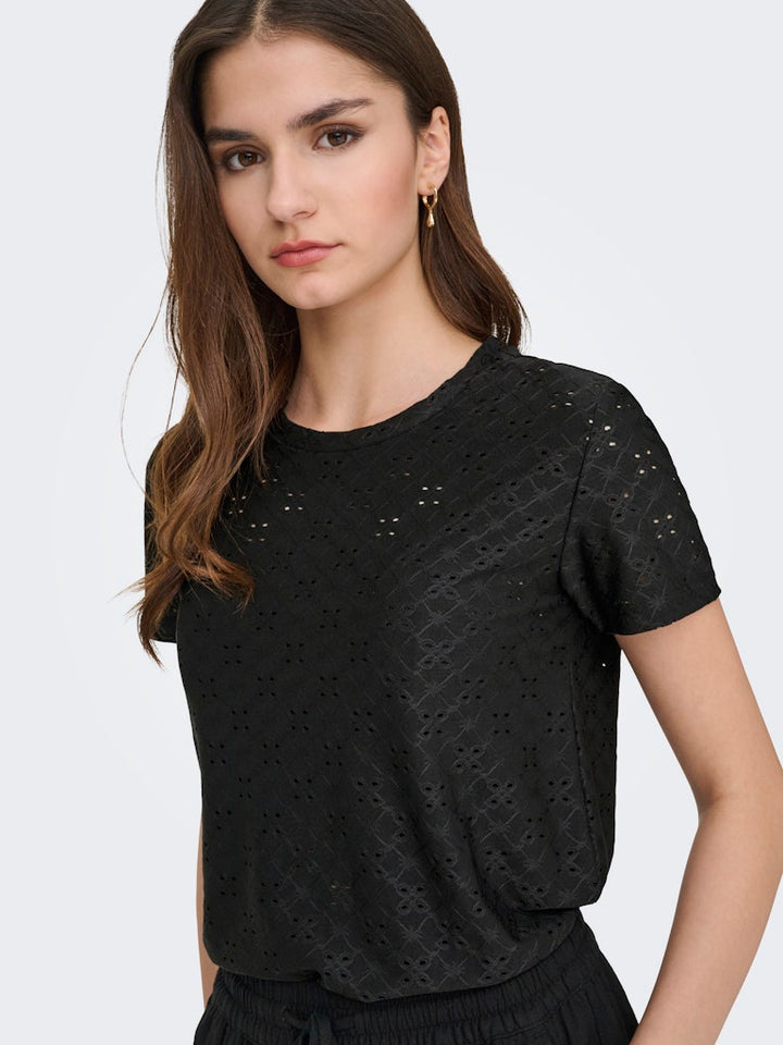 Jacqueline de Yong Cathinka top zwart – dames