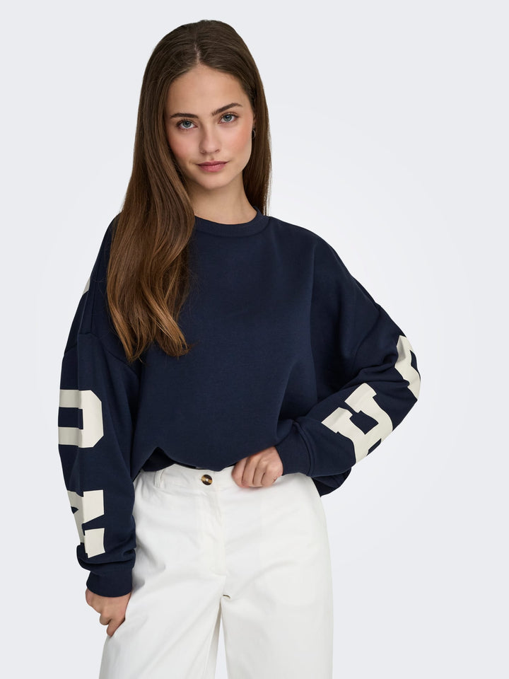 Only 15356793 sweat navy – dames sweater