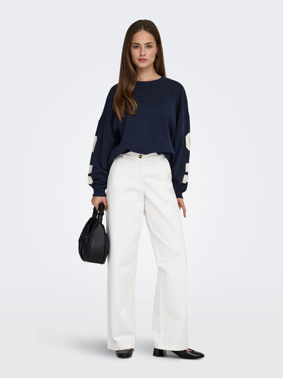Only 15356793 sweat navy – dames sweater