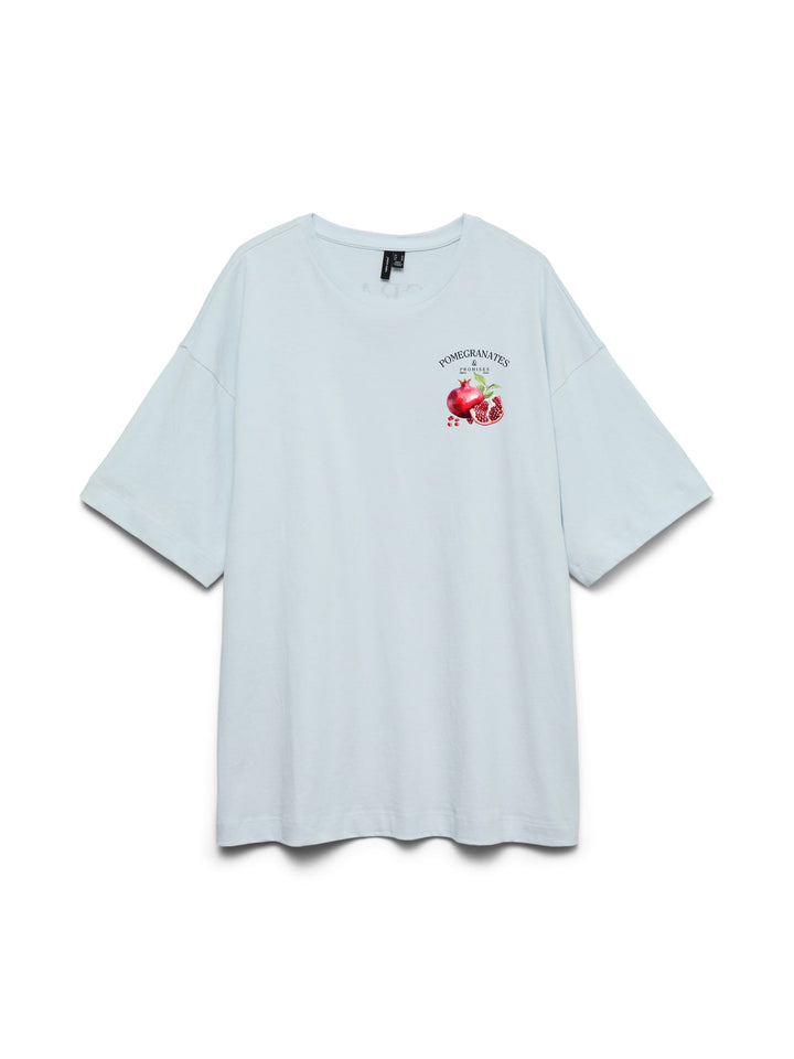 VERO MODA 10337723 hailey t-shirt k/m dames lichtblauw