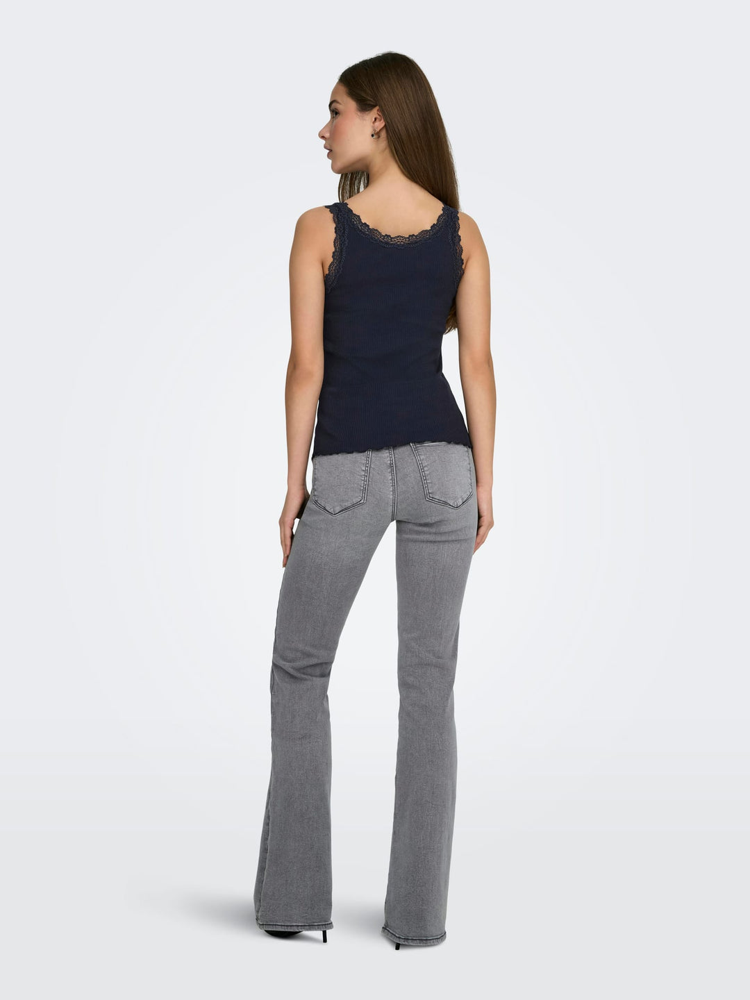Only ONLSARA SHARAI tanktop navy – dames
