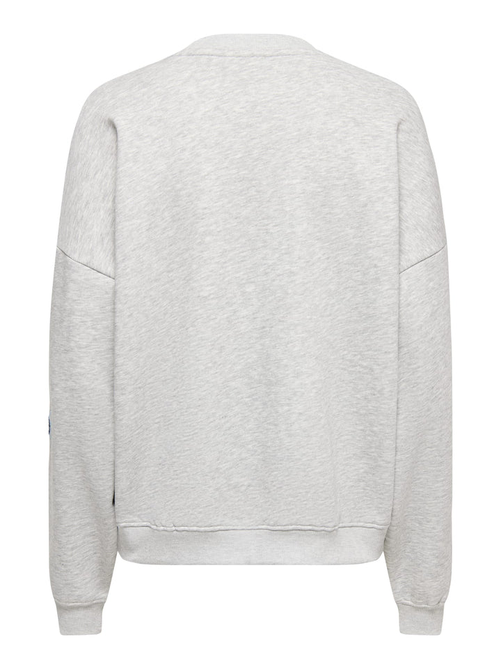 Only sweater dames grijs melee