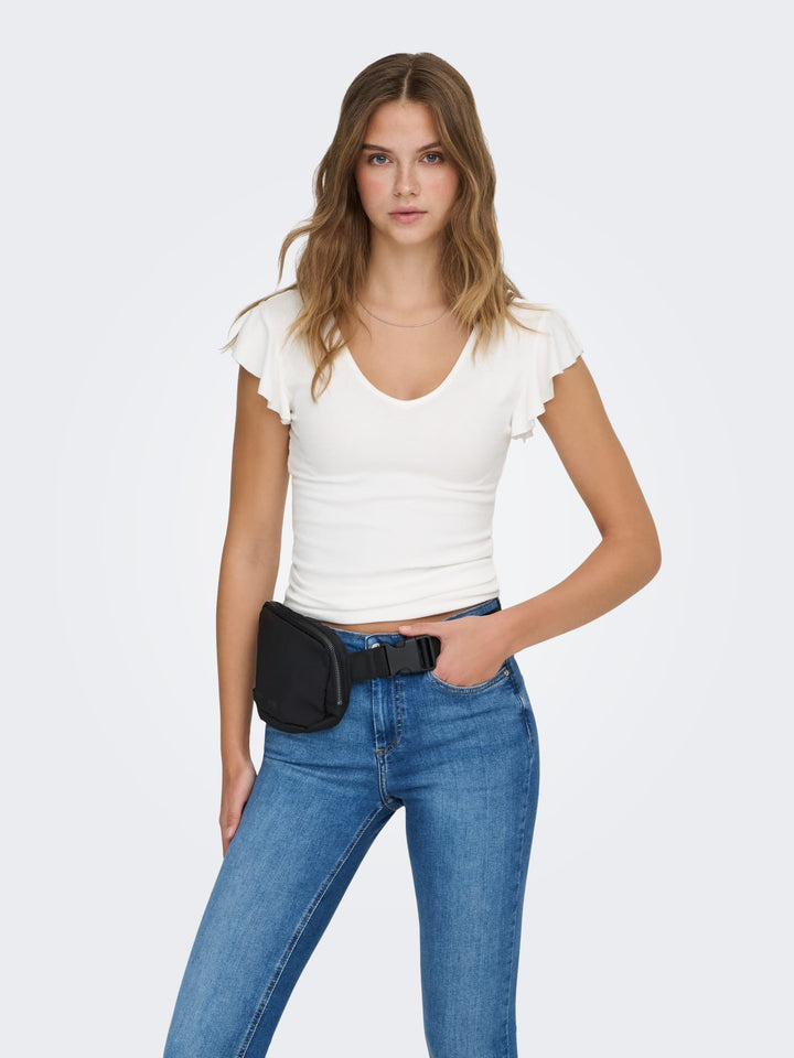 Only 15227187 Belia top k/m dames off-white
