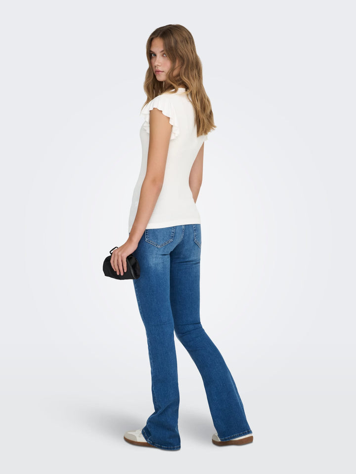 Only 15227187 Belia top k/m dames off-white
