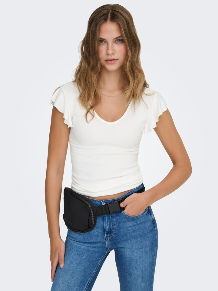 Only 15227187 Belia top k/m dames off-white