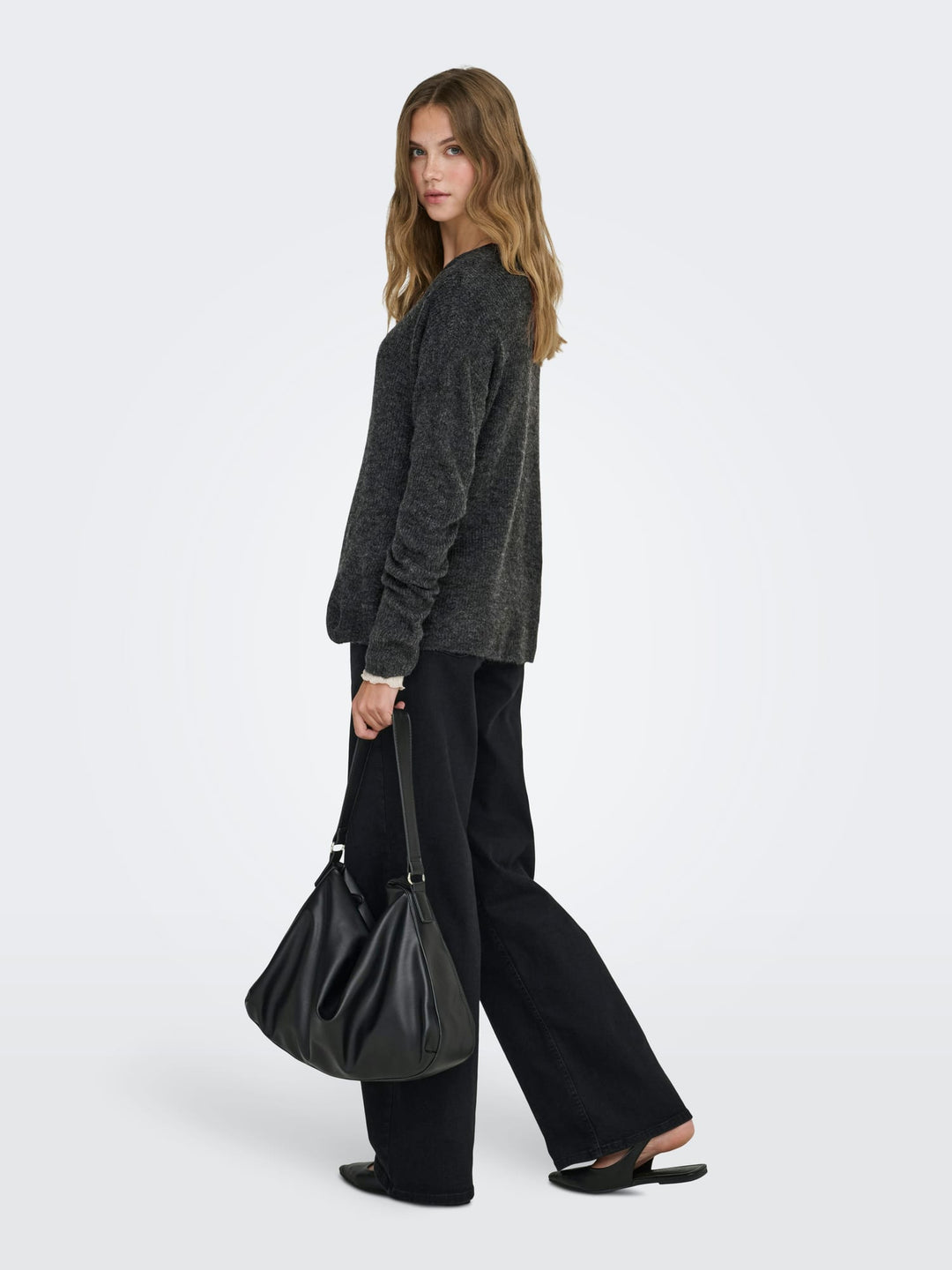 Only Camilla trui antraciet – dames