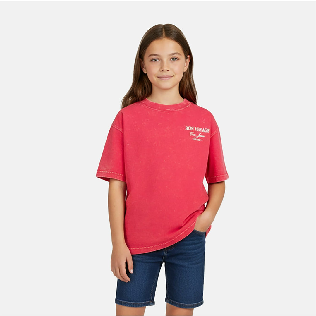 Cars Girls 35571 T-shirt k/m meisjes steenrood