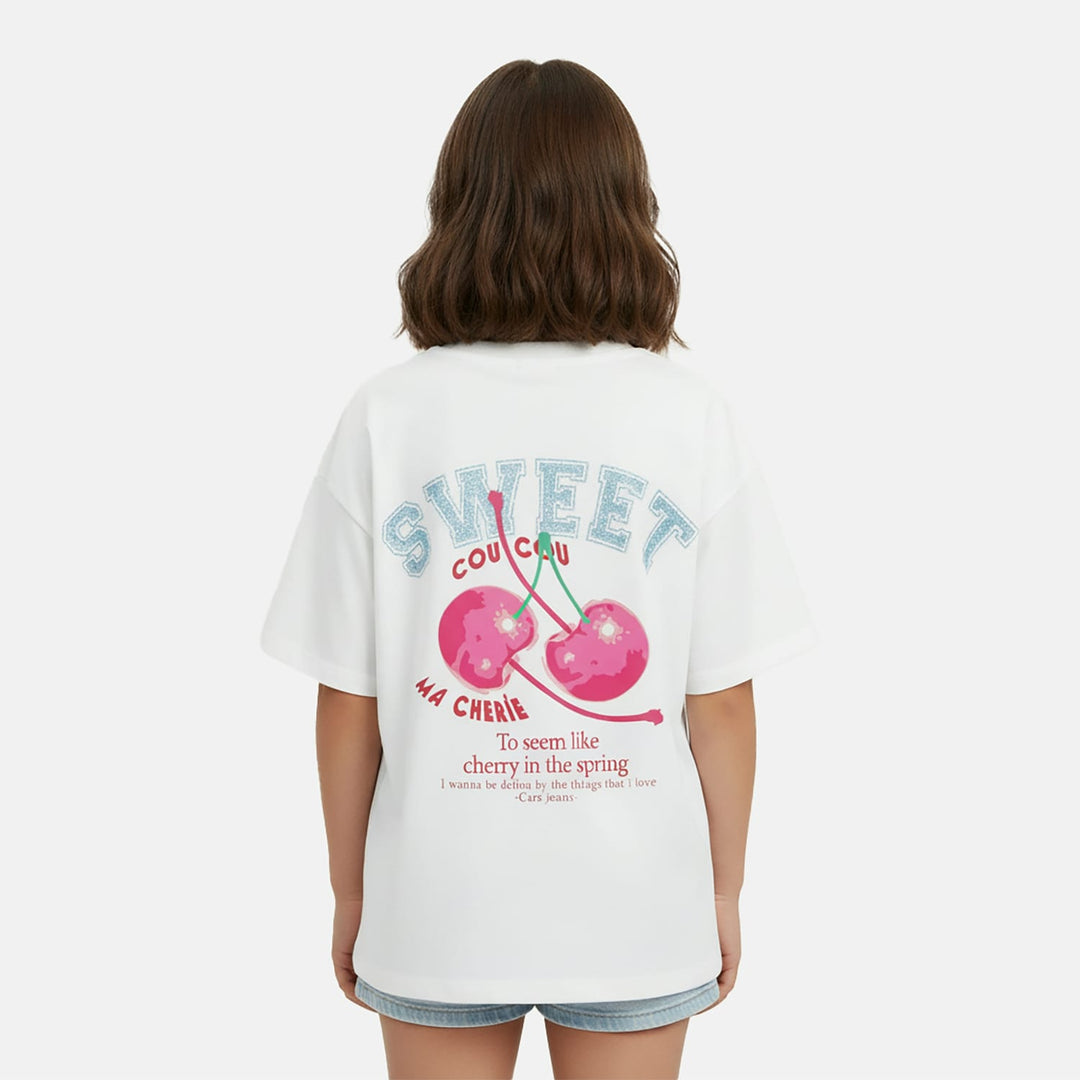 Cars boys T-shirt Briselle jr. wit dessin – meisjes