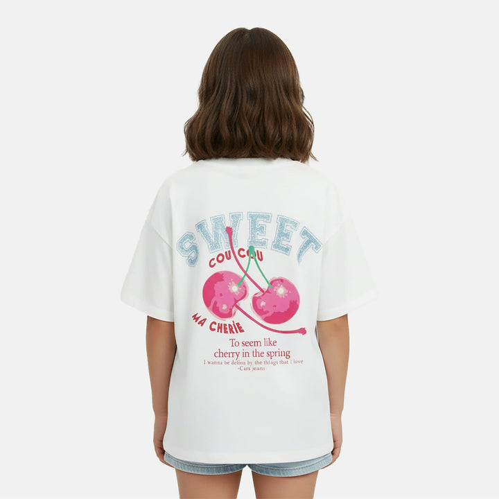 Cars boys T-shirt Briselle jr. wit dessin – meisjes