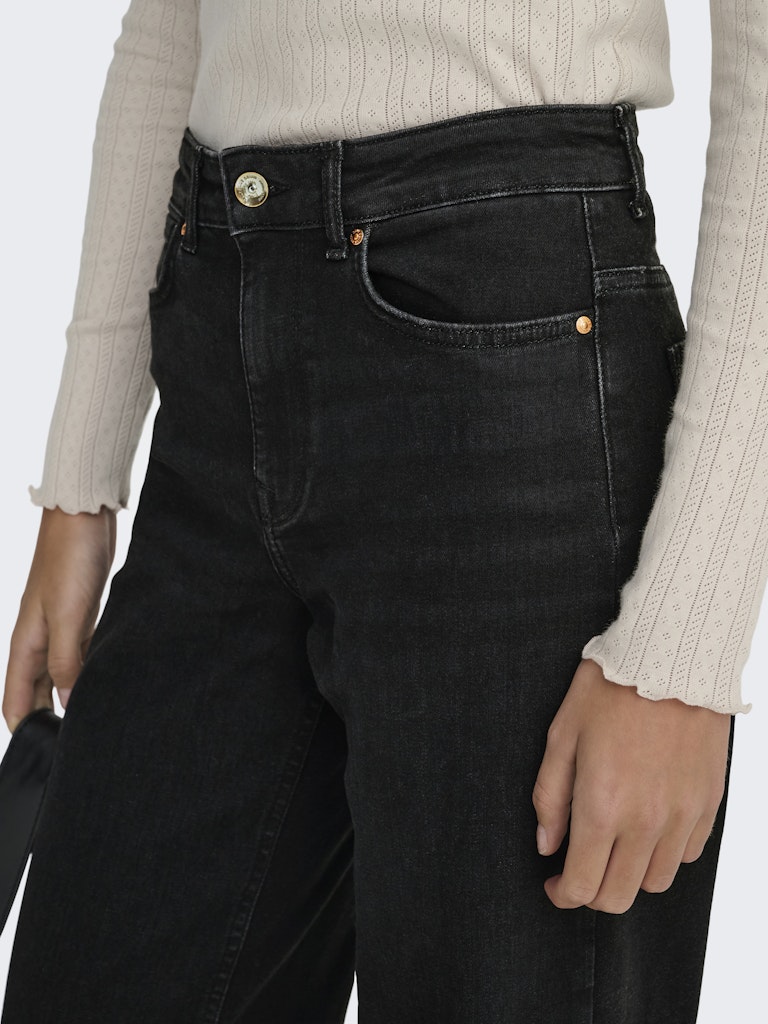 Only Madison jeans loose fit zwart denim – dames - Black Denim - L30