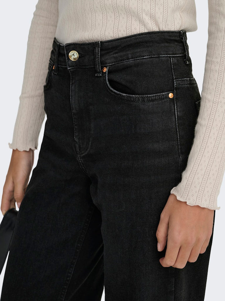 Only Madison jeans loose fit zwart denim – dames - Black Denim - L30