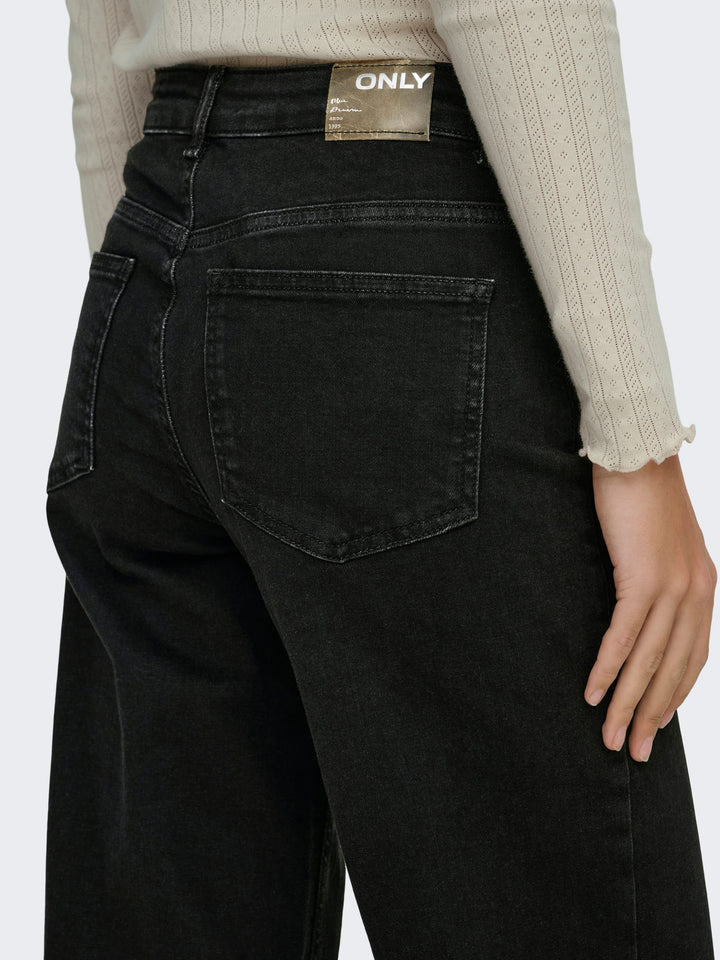 Only Madison jeans loose fit zwart denim – dames - Black Denim - L34