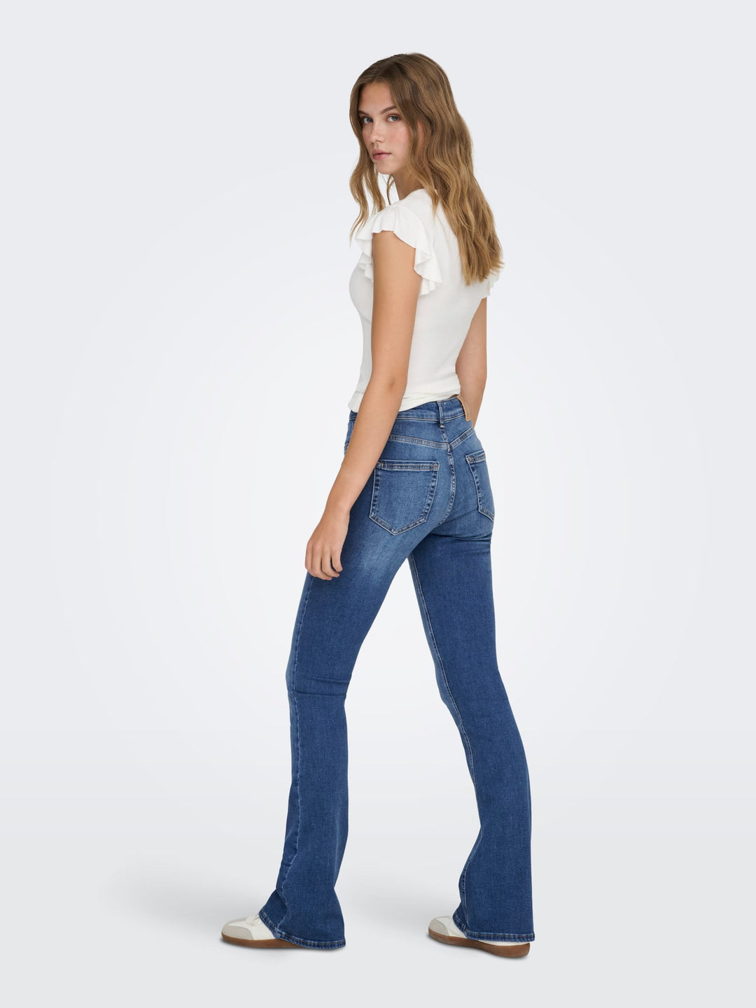 Only flared jeans blauw denim – dames - Blue Denim - L34
