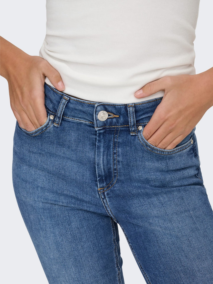 Only flared jeans blauw denim – dames - Blue Denim - L34