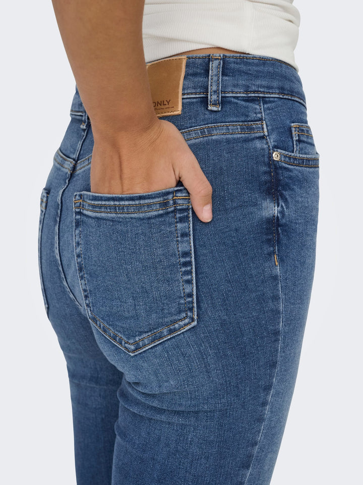 Only flared jeans blauw denim – dames - Blue Denim - L34