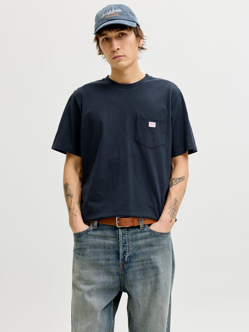 Jack & Jones Blucaleb T-shirt navy – heren