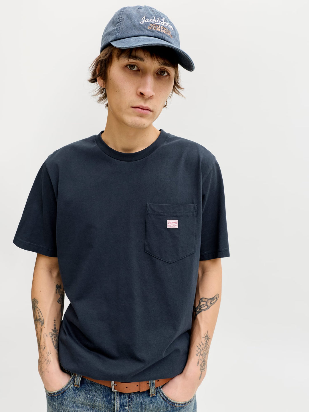 Jack & Jones Blucaleb T-shirt navy – heren