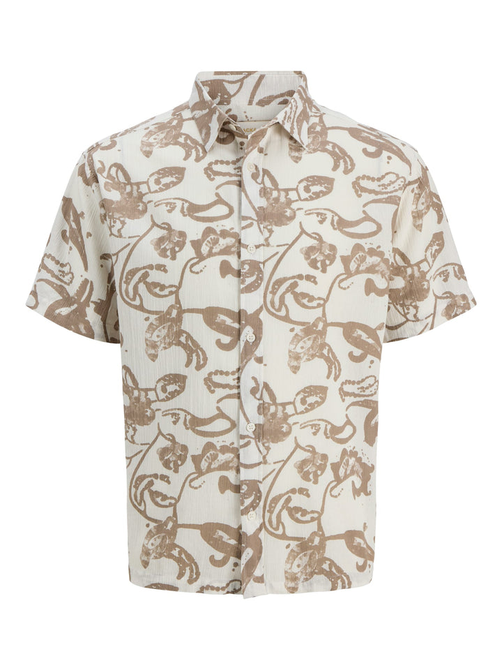 jack & jones kids 12293813 Montauk blouse k/m ecru dessin
