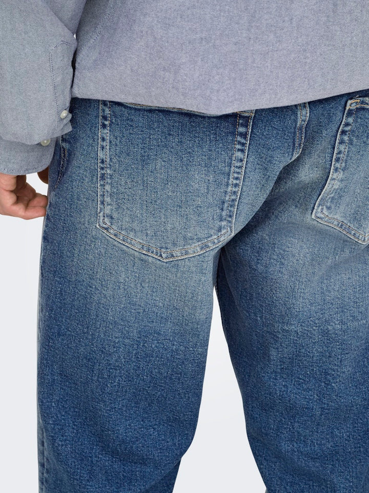 ONLY & SONS 22036639 Edge jeans – heren - Blue Denim - L34