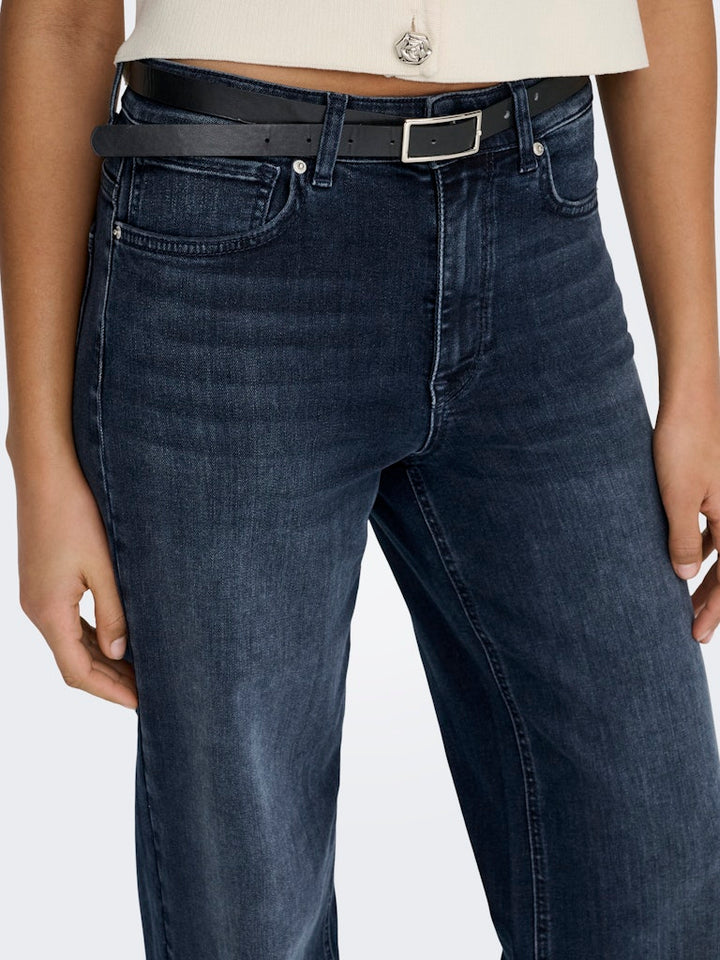 Only madison wide fit jeans – dames - Blue Denim - L34