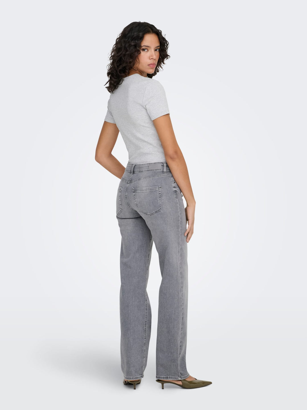 Only 15366854 blush jeans regular-straight fit – dames - Grey Denim - L32