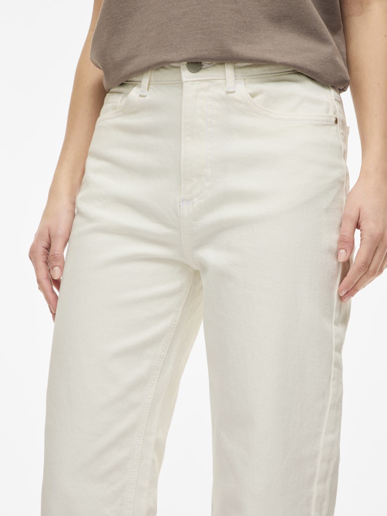 Vila Kelly jeans wit – dames regular-straight fit - L32