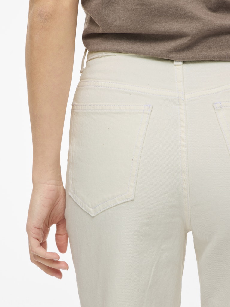 Vila Kelly jeans wit – dames regular-straight fit - L32