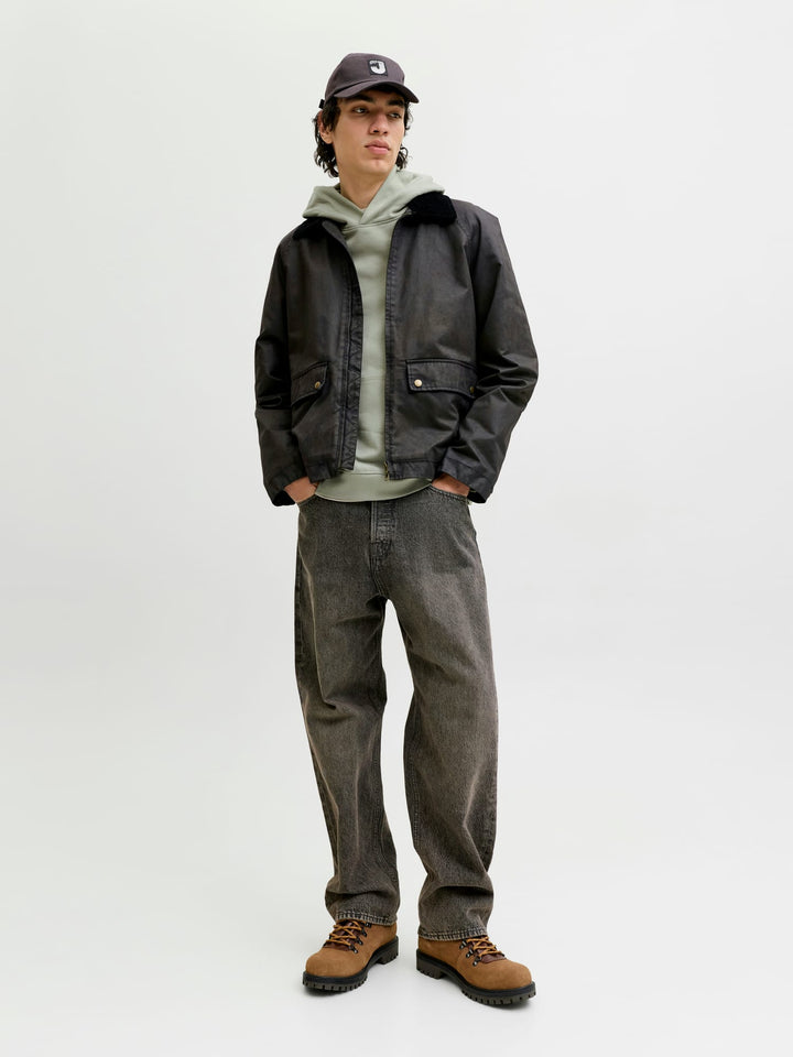 Jack & Jones Norrebro hoodie olijf – heren