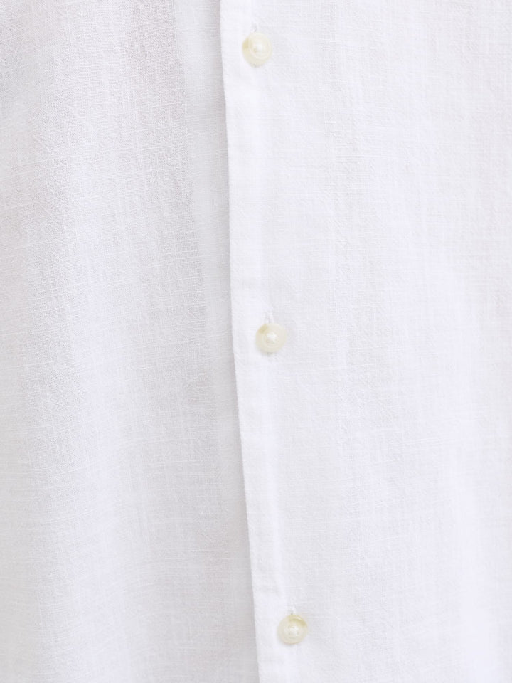 Jack & Jones Summer Resort overhemd – heren - Off-white