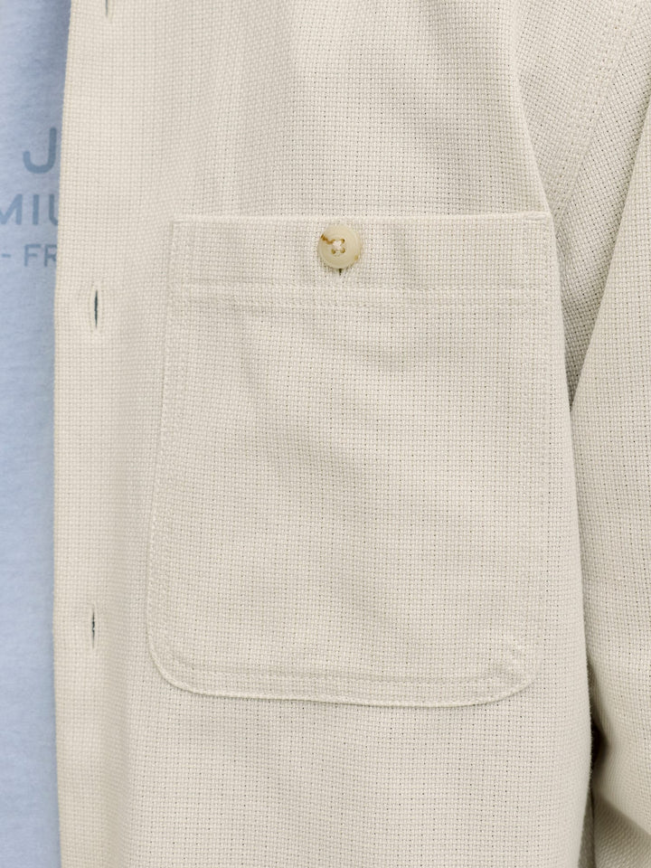Jack & Jones Rayle overhemd l/m ecru dessin – heren