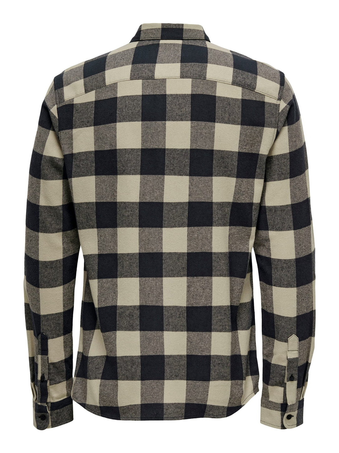 ONLY & SONS Gudmund overhemd l/m zand dessin – heren