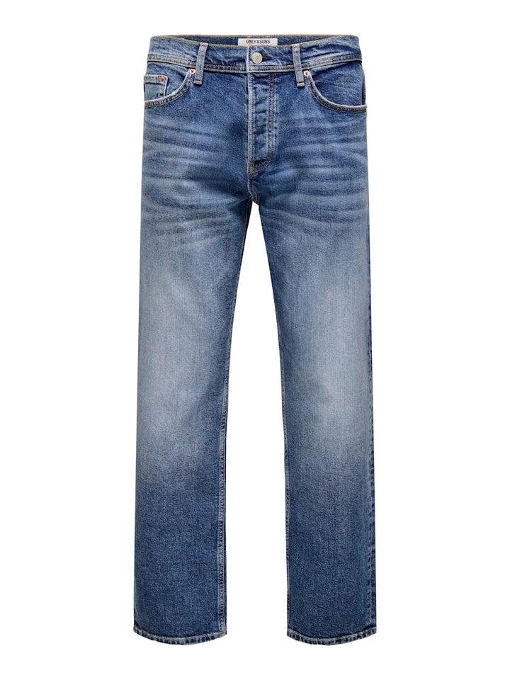 ONLY & SONS 22036639 Edge jeans – heren - Blue Denim - L34