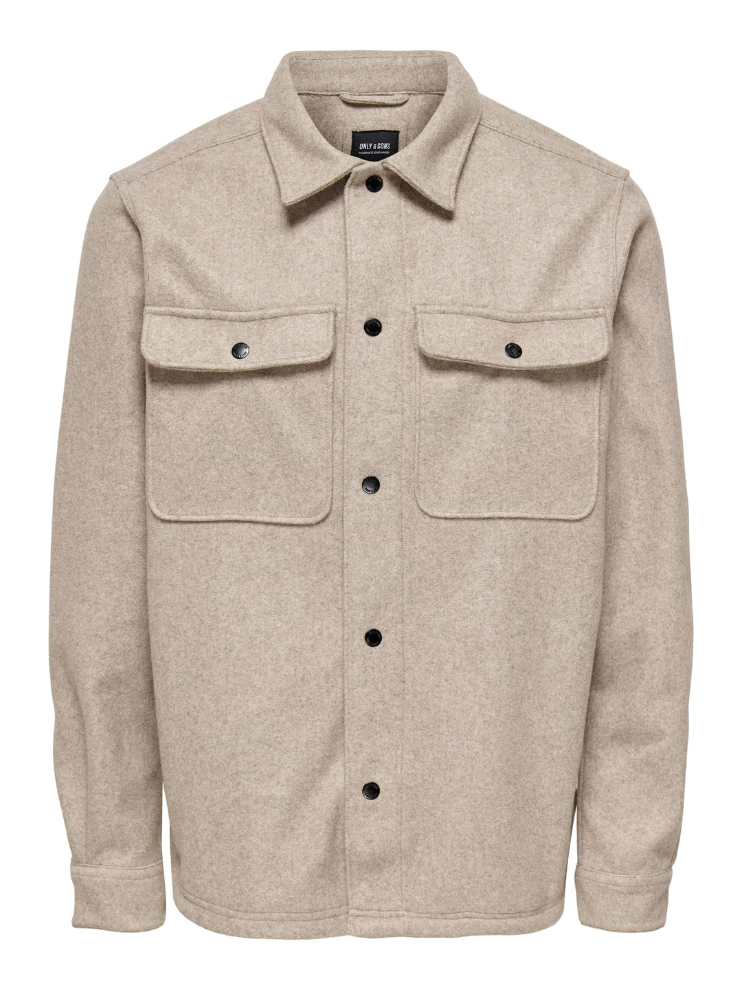 ONLY & SONS overhemd licht bruin – heren