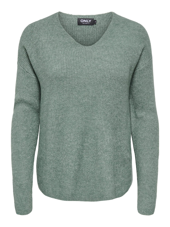 Only 15204588 Camilla trui dames olijf