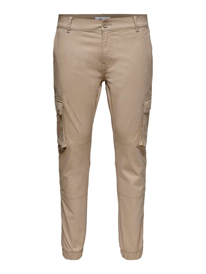 ONLY & SONS 22016687 Cam cargo broek zand – heren - L32