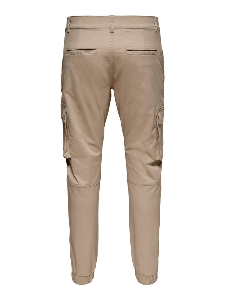 ONLY & SONS cargo broek zand – heren - L32