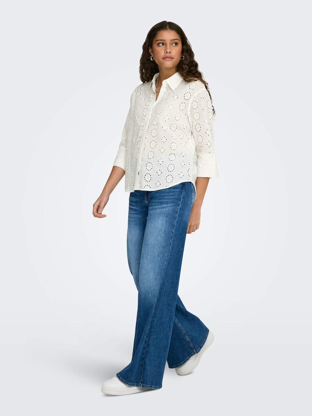 Jacqueline de Yong Tallie blouse off-white – dames