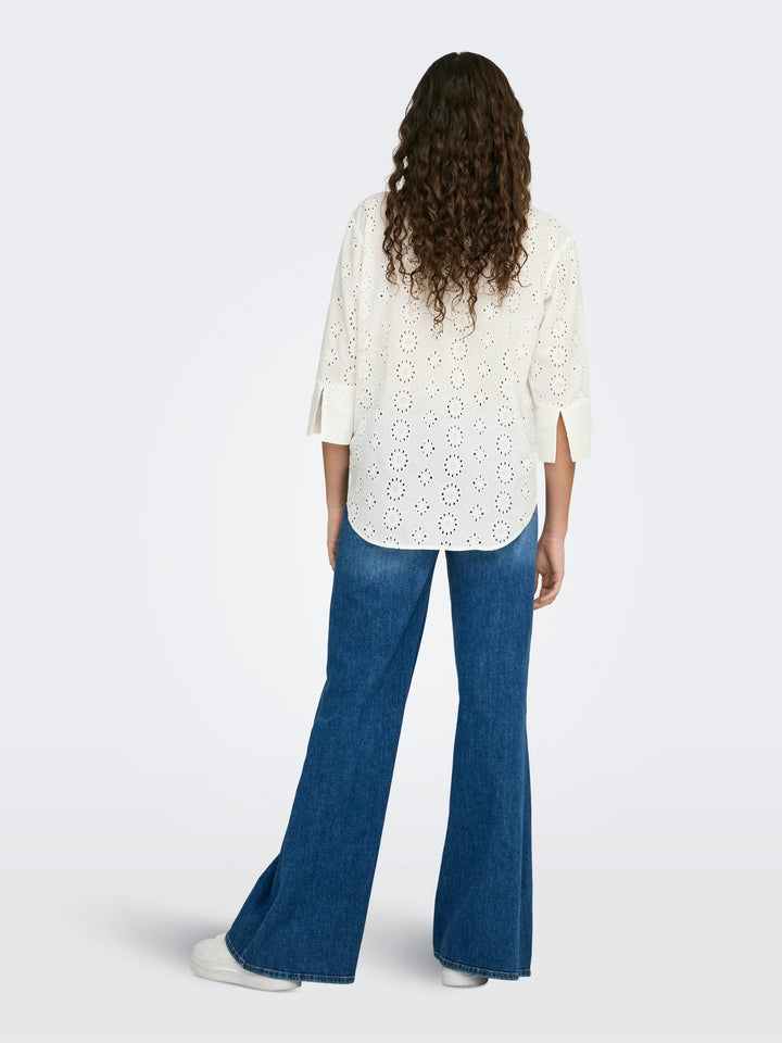 Jacqueline de Yong Tallie blouse off-white – dames