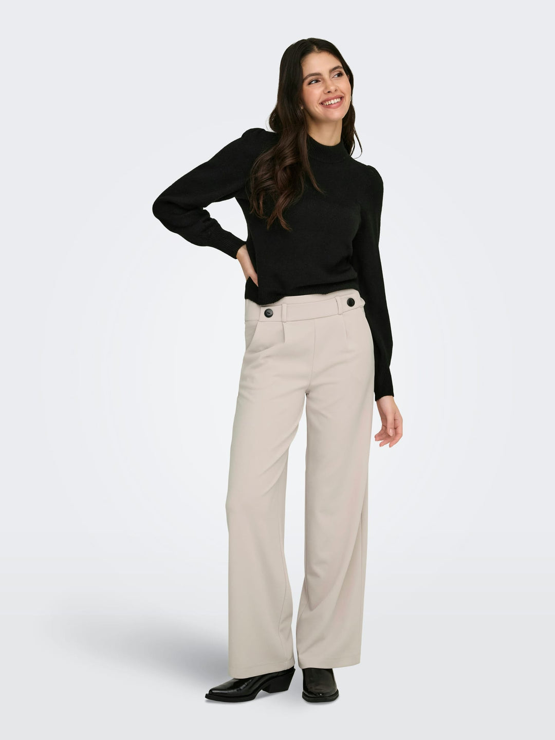 Jacqueline de Yong Geggo lange broek – dames - Kit - L32