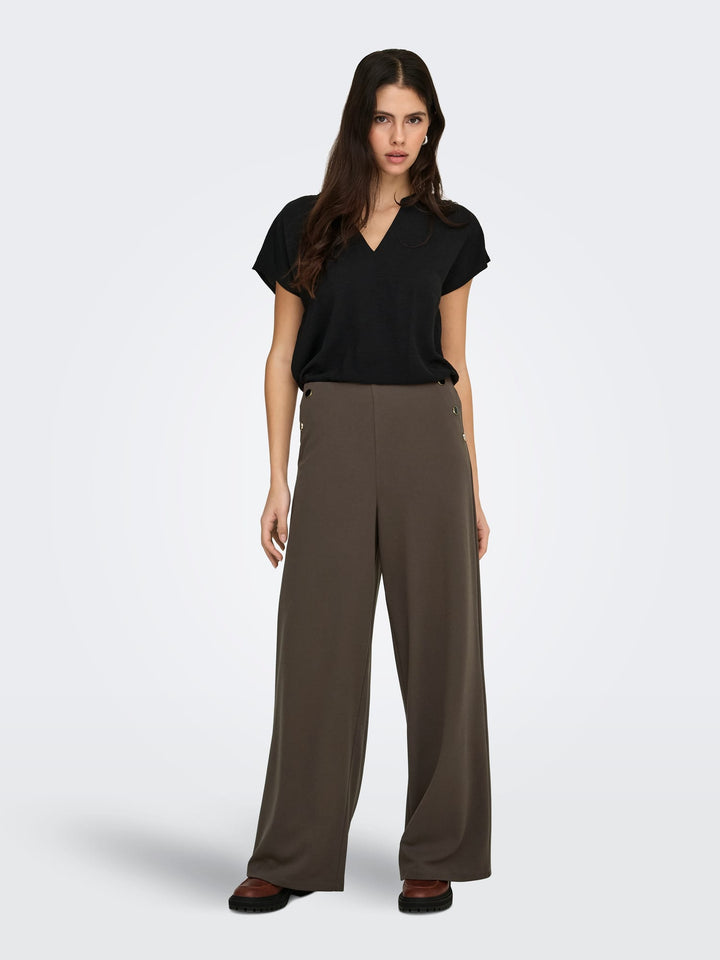 Jacqueline de Yong Lion blouse zwart – dames