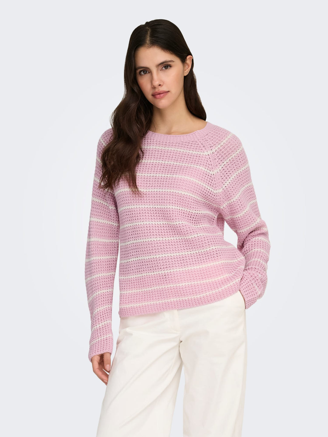 Jacqueline de Yong Ellen trui licht roze – dames