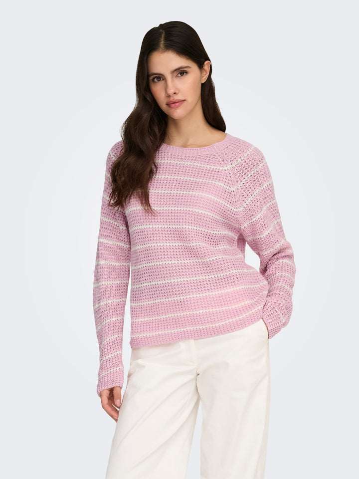 Jacqueline de Yong Ellen trui licht roze – dames