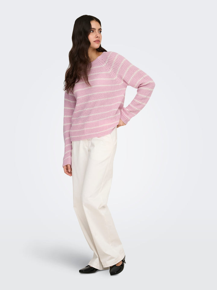 Jacqueline de Yong Ellen trui licht roze – dames