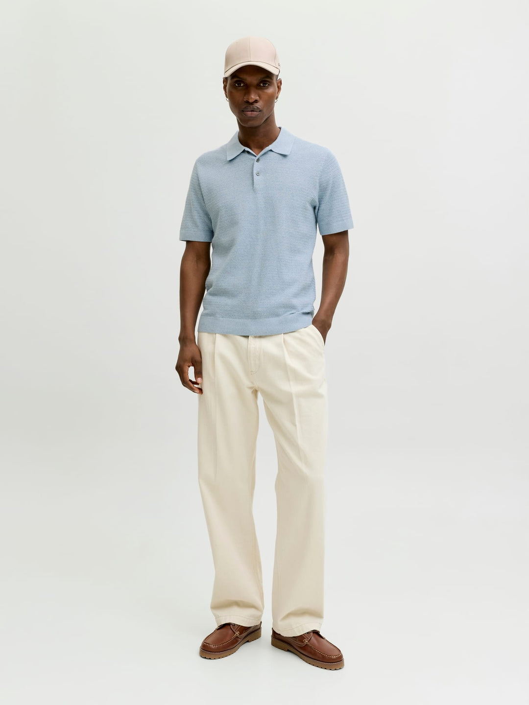 Jack & Jones Bluriley polo k/m lichtblauw – heren