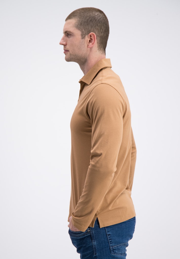 Gabbiano men 236220 LUCA polo l/m camel – heren
