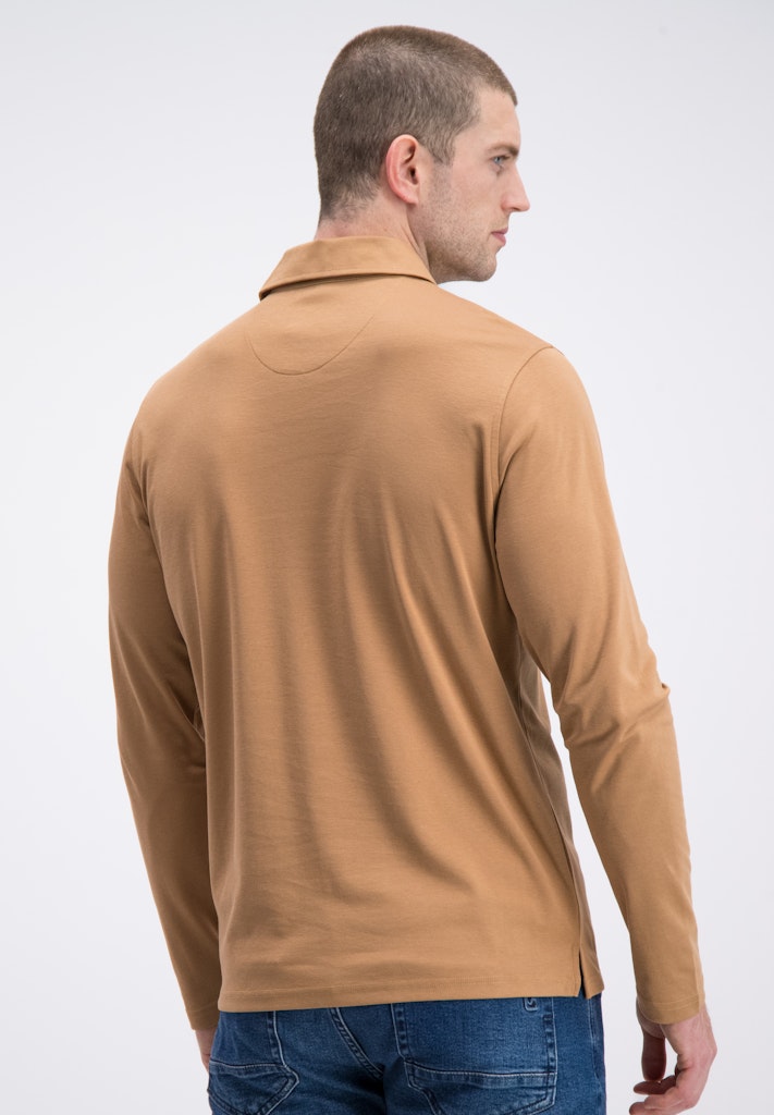 Gabbiano men 236220 LUCA polo l/m camel – heren