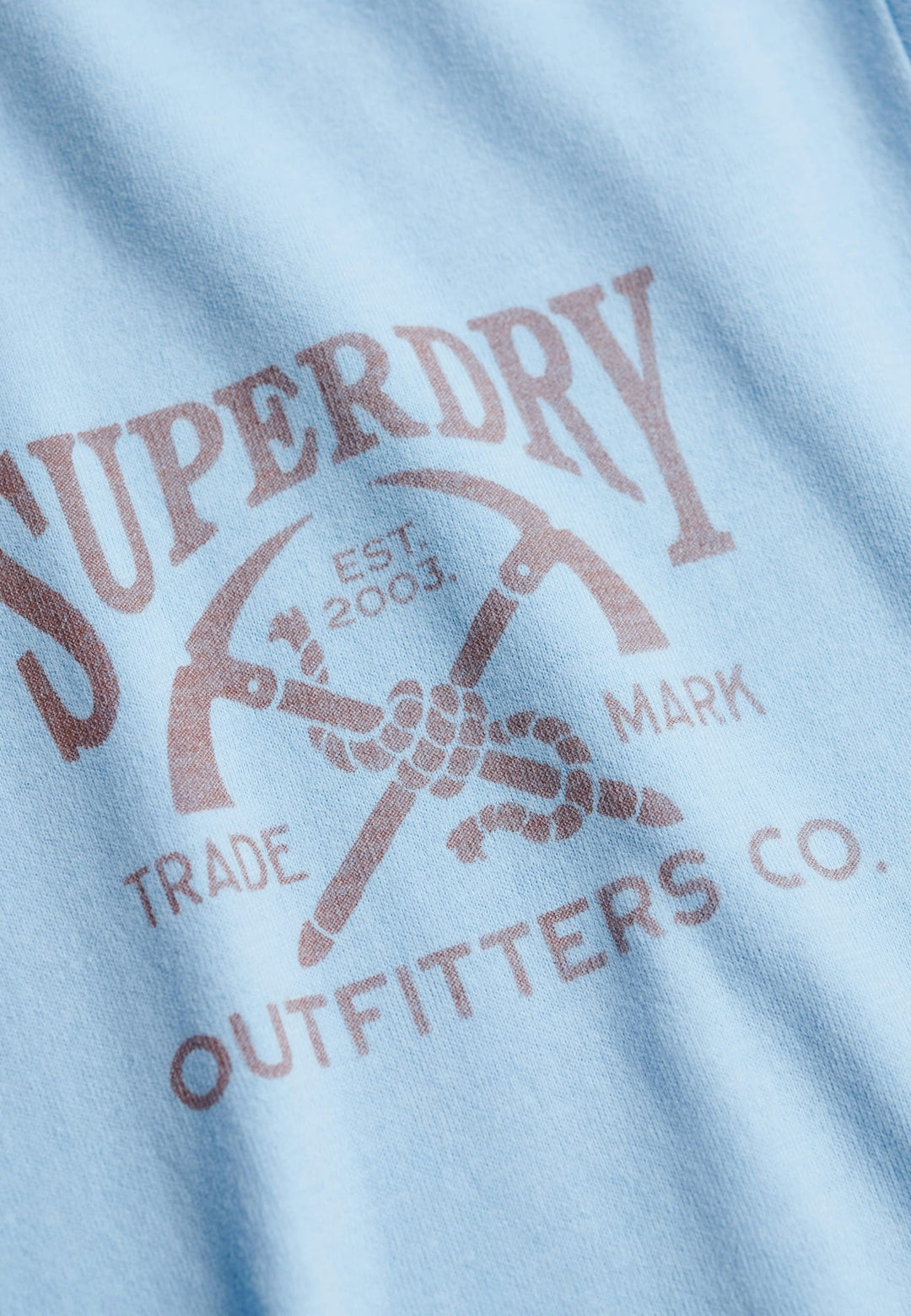Superdry Outdoors Mountain Relaxed T-shirt lichtblauw – heren