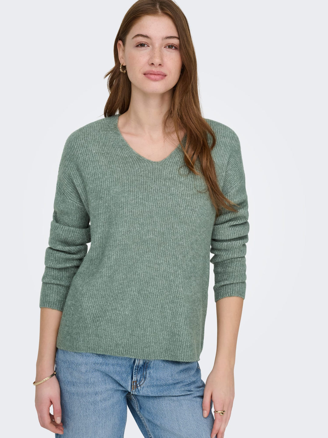 Only 15204588 Camilla trui dames olijf